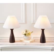 Image of 1 Pallet of Wooden Table Lamps by Bright Bazaar, 26 Sets, New Condition, Ext. Retail $4,888, Florence, SC